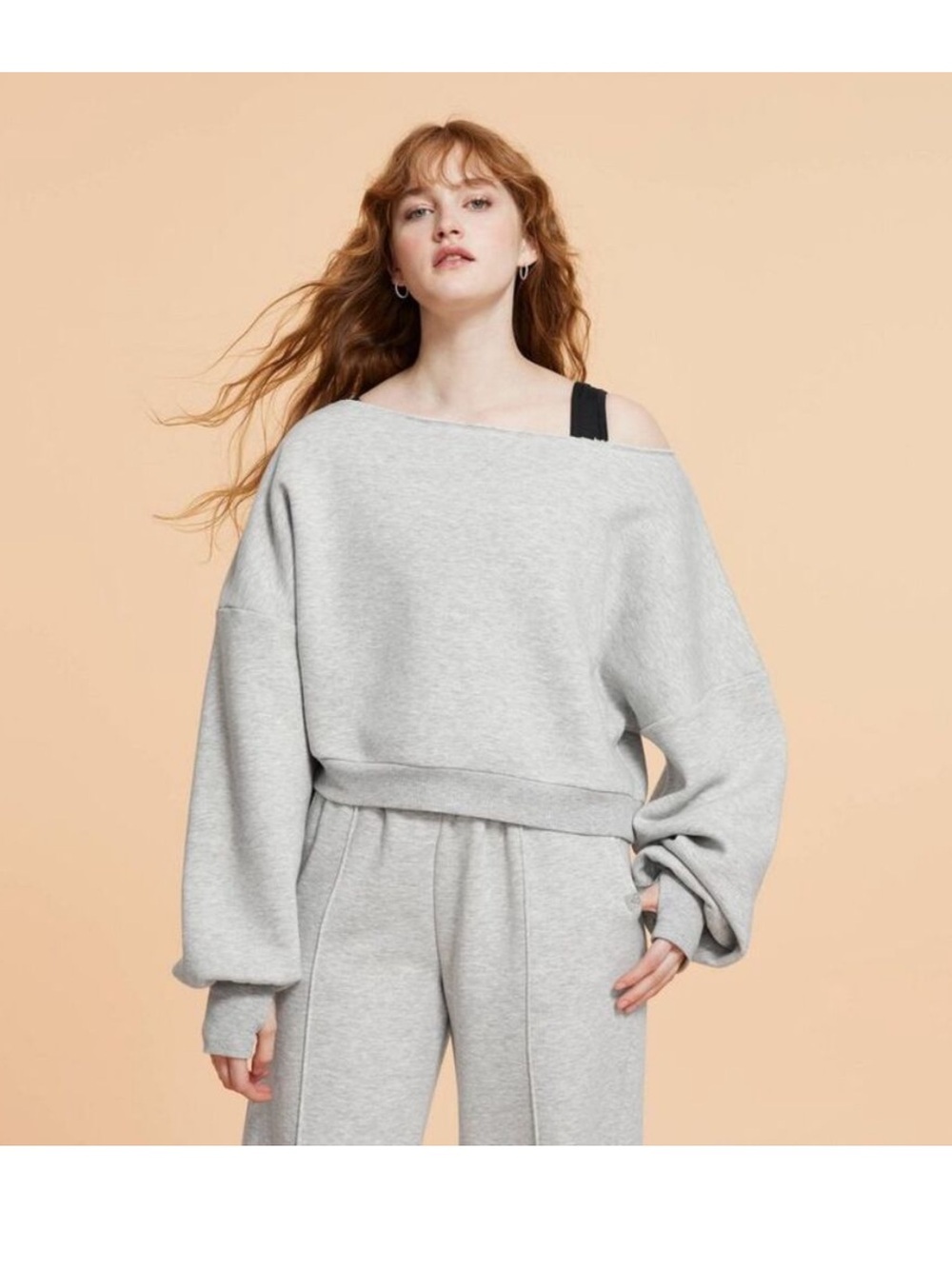 Blogilates Pop-Flex Off-the-Shoulder Sweatshirt